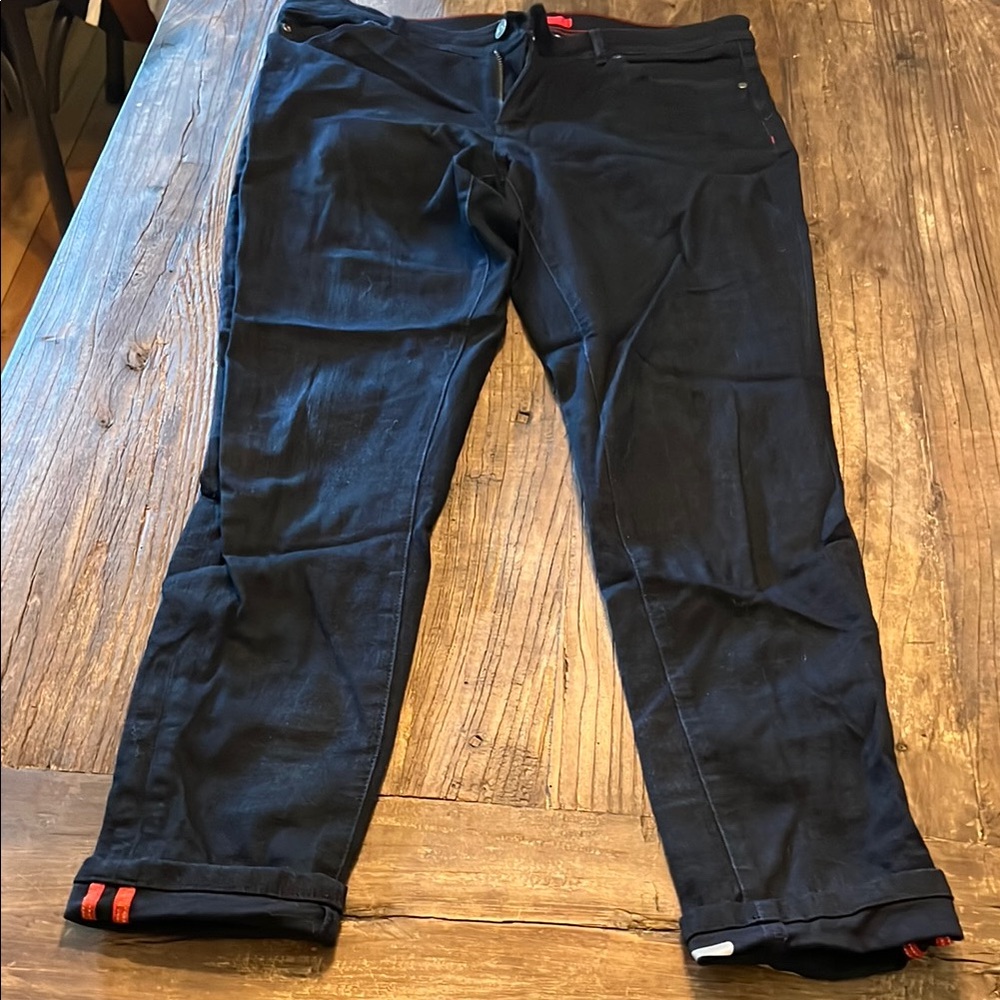 L.L. Bean Black Straight Leg Jeans Classic Style